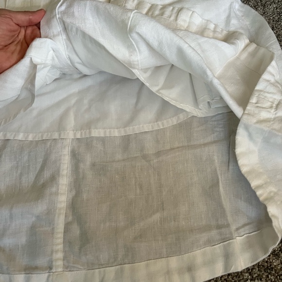 Outland Denim White Linen Skirt - Picture 10 of 16